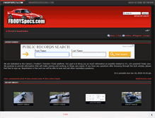 Tablet Screenshot of fbodyspecs.com